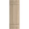 Ekena Millwork Rustic Three Board Joined Board-n-Batten Rough Sawn Faux Wood Shutters, 16 1/2W x 32H, PR SHUBJS16X32RSPR - alternate 14